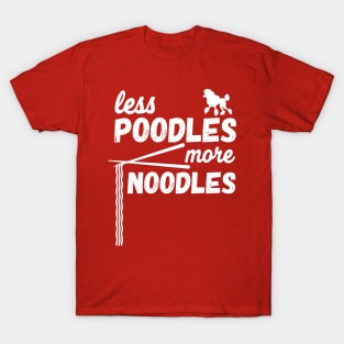 Funny Noodles Food Pun T-Shirt